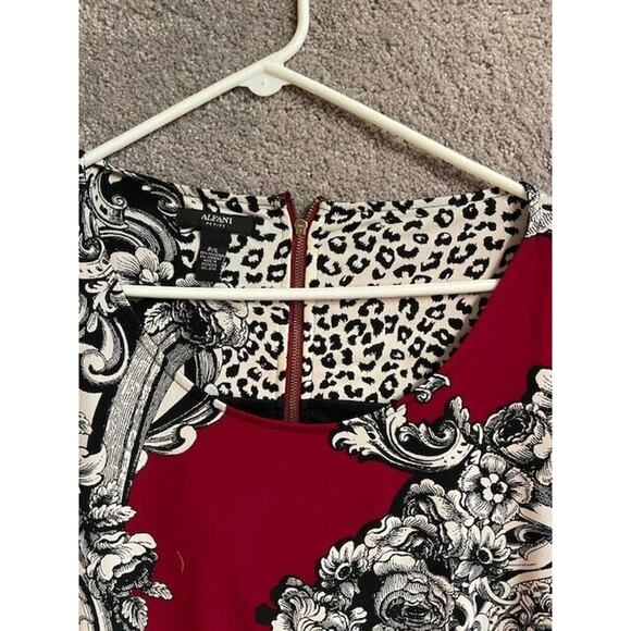 Alfani Blouse Petite Large Floral Paisley Flowy Boho Whimsigoth Old Money Y2K - Picture 4 of 15